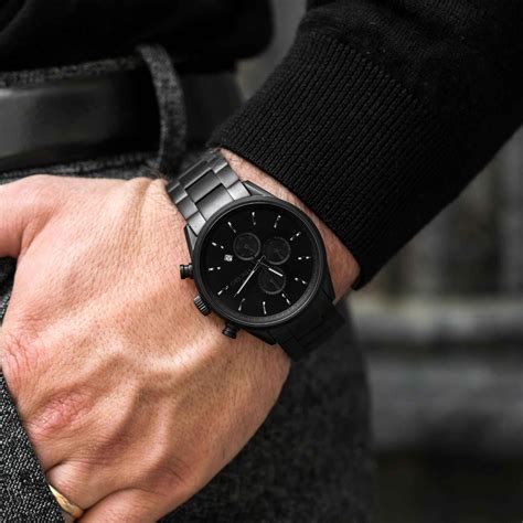 luxury black watches for men